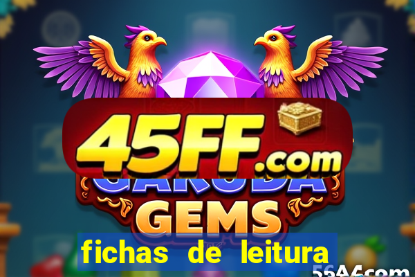 fichas de leitura para alfabetizar